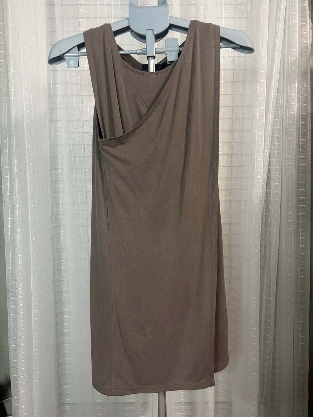 BCBGMAXAZRIA Sleeveless Wrap Front Dress Size S